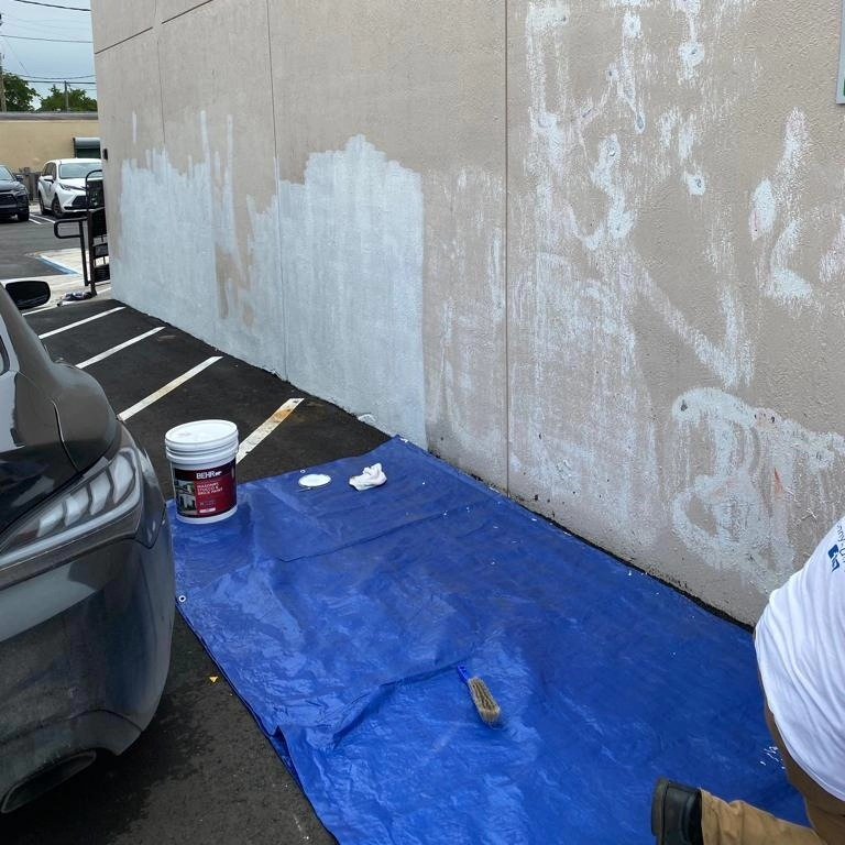 ColorMind2 exterior wall painting and graffiti cover-up work